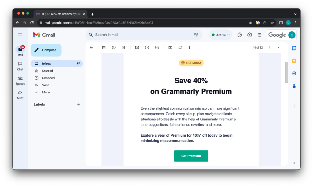 Grammarly 40% OFF Coupon